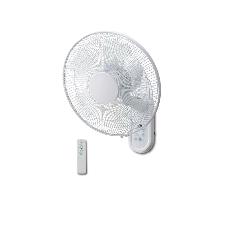 Five leaf wall fan equipped with remote control