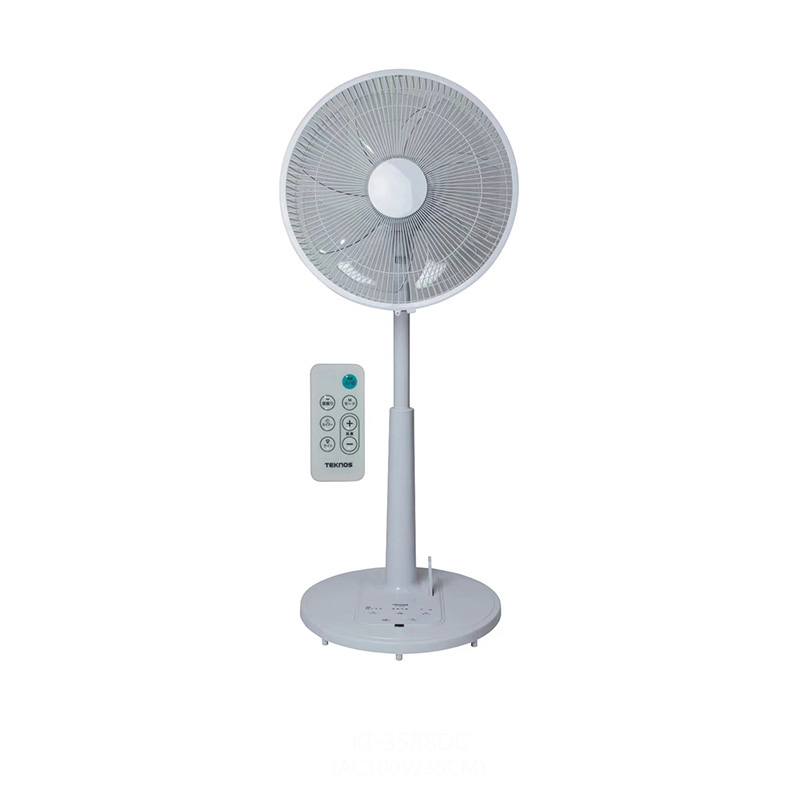 Floor mounted fan KI-3588DC equipped with remote control